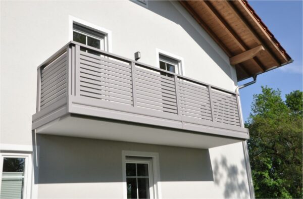 Alu Balkon A100 M1 RAL7036