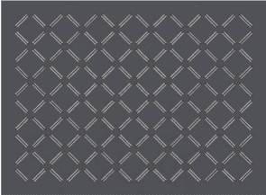 m Aufpreis für Laser-Design FULL-RAUTE Alu-Natur Wandstärke 2mm