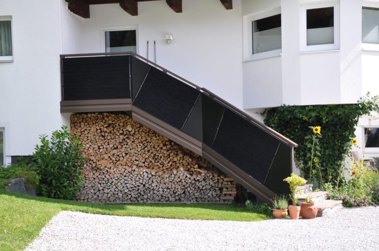 Solarbalkon Modell A200 PV in Rostiges Eisen, Referenzprojekt Pongau (Salzburg), Bild 5