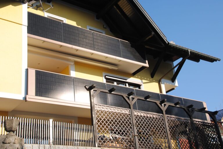Solarbalkon Modell A200 PV + B1 in Rostiges Eisen, Referenzprojekt Flachgau (Salzburg), Bild 5